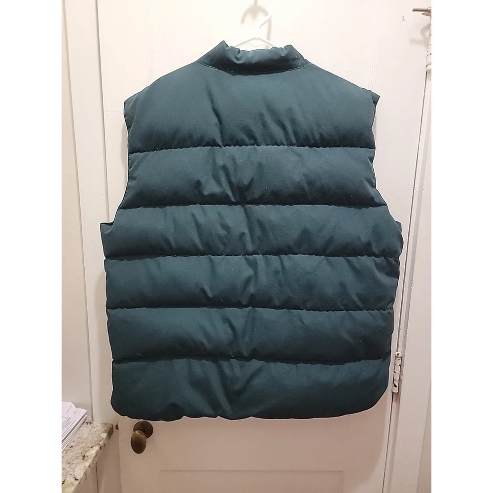Cabela's Premier Northern Goose Down Dark Green Vest Size XL Tall
